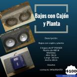 Cajon Con 2 Bajos De 8 Pulgadas Y Planta De 400 Whatts 